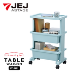 【JEJ ASTAGE】Japan-Made Multifunctional 3-Tier Utility Cart (Top Shelf Design / Storage Cart / Organizer Cart) – Blue, , large