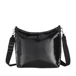 |快速出貨|Lesportsac MEDIUM ZIP SHOULDER 中型拉鍊肩背包 送禮推薦-閃耀黑, , large
