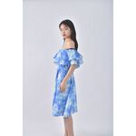 (S) shein渲染藍色洋裝二手衣, , large