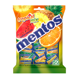 Mentos Tropical Mix Bag 135G