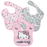 Bumkins 防水圍兜兜3入-Kitty, , large