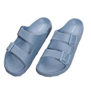 矽晶減塑休閒拖鞋-藍28