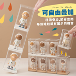 [夢巴黎] 公仔展示盒 公仔收納盒 壓克力收納盒 透明收納盒 防塵展示盒 盲盒收納 公仔收納 不倒膠 展示盒 收納盒 盲盒, , large