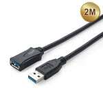 E-books XA31 USB 3.2 Male to Female Extension Cable 2M High-Speed Transmission Support Multi-device Tinned copper core, , large