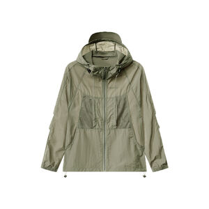 LIGHTWEIGHT輕薄防曬素色外套-岩軍綠M~3L