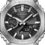 CASIO 卡西歐 G-SHOCK 全金屬 雙顯太陽能藍牙手錶 GM-B2100SD-1A, , large