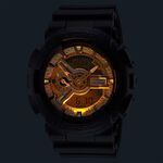 CASIO 卡西歐 G-SHOCK 金銀雙色 雙顯運動手錶 GA-110CD-1A9, , large