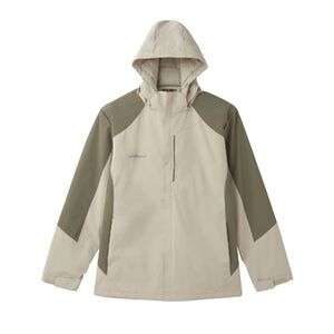 防風防水蓄熱保暖外套-奶杏色M