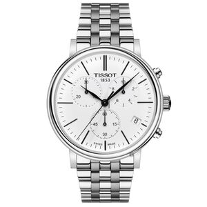 TISSOT 天梭 CARSON PREMIUM 計時石英錶-41mm T1224171101100