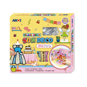 【韓國AMOS】10色公主變裝舞台主題玻璃彩繪