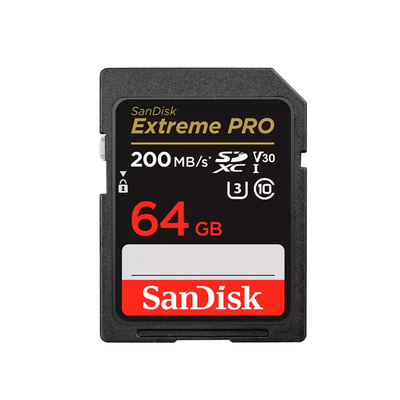【SanDisk】Extreme PRO 64G SDXC V30 UHS-I U3 記憶卡