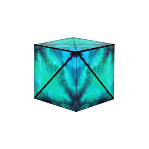 【啾愛你】立體百變磁力解壓魔方-極光綠