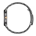 CITIZEN 星辰 光動能簡約手錶-黑/40mm BM6976-72E, , large