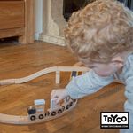 官方直營【Tryco】木製字母火車-單入(最低購買4個出貨), , large