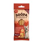 【倆寶貝精品館】Soopa舒趴 生機狗點心潔牙棒系列－薑餅人100g ｘ2入, , large