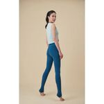 YOGA FLOW Burn Out Tank ( S ) - 圓領短版燒花罩衫 - 淺粉藍 Baby Blue, , large