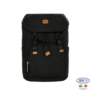 【Bric's】 X-collection 大開口旅行後背包 BXL40594 - 黑色