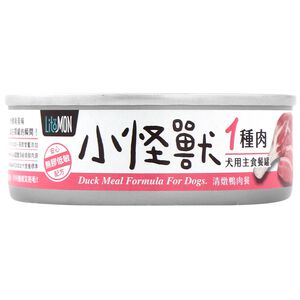 怪獸部落-犬族1種肉主食罐82g-清燉鴨肉