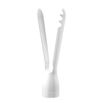 Tumbler Salad Tongs (White), , large