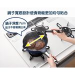 日本Arnest  Bellfina鑽石超輕量雙口深型不沾炒鍋20cm-海軍藍(不沾鍋 適用瓦斯爐), , large