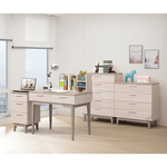 【唯熙傢俱】海瑟薇雙色4.6尺書桌組, , large