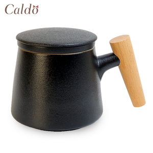 Tea cup with wooden handle  -  L-LAM221
