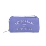 Lesportsac Rectangular Cosmetic 立體長形收納化妝包/ 品牌LOGO 紫羅蘭色, , large
