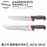 蓋瑞廚物【SANELLI 義大利製 TECNA 止滑 專業屠夫切肉刀 26 30cm 】屠夫刀 肉刀 屠刀 牛肉刀, , large