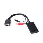 昌運監視器 HANWELL VAH-101 VGA+Audio 轉HDMI 訊號轉換器, , large