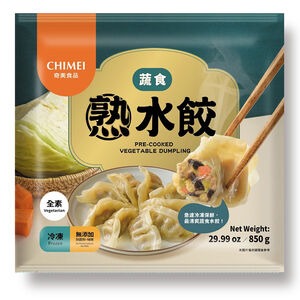 冷凍奇美蔬食熟水餃(全素)
