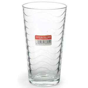 [豐名日本餐具] 6.0"玻璃杯 浪紋 / G06CU0-2