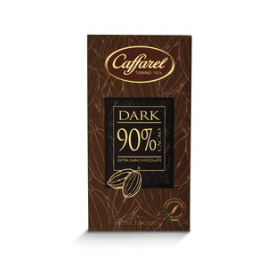 義大利Caffarel 90%黑巧克力片