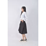 (2XL) d accord質感百褶黑色長裙二手衣, , large