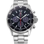 ORIENT 東方錶 Sports 熊貓錶 潛水風格太陽能三眼計時手錶-42.8mm RA-TX0202B, , large
