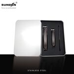 【SUNDEN】精品鐵盒3件式修容組禮盒 不鏽鋼美甲修容組 修甲套裝 指甲刀套裝 指甲剪 美甲修容組 指甲剪 指甲修甲組, , large
