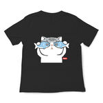JZ TEE Cat & Shiba Inu-I Don't Look Unisex Tee, , large