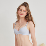 【Clany可蘭霓】 裸感新美學無痕軟鋼圈零著感BCD內衣 珍珠灰 6903-61, , large