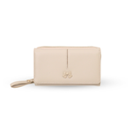 Ribboné 柔霧翻蓋零錢長夾-奶茶色  女夾 人氣女用皮夾 情人節禮物, , large