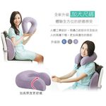 【格藍傢飾】驅蚊防蟎毛巾布舒壓護脊椎墊+腰靠墊+護頸枕  記憶綿 記憶枕 護腰靠墊 辦公椅靠墊 腰靠 腰枕 坐椅靠墊, , large