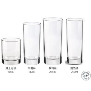 Bormioli Rocco Cortina系列 玻璃杯 威士忌杯 飲料杯 Drinkeat 金益合