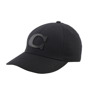 COACH Varsity C Logo 棉質棒球帽 M-L/黑色