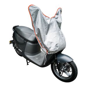 【風之守護】 防水防曬-機車龍頭罩(加長加厚3D銀格紋款)適用Gogoro與50-125cc各式機車龍頭