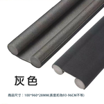 【WE CHAMP】門縫門底檔風隔音密封條(門縫條 密封條 門擋 門底密封條 門縫密封條 隔音條), 灰色, large