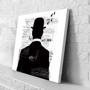 VisualSonic Artwork Speaker- White Collar