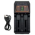 PRACTICAL PCA-007 marquee dual slot lithium battery charger Overcharge/overheat/short circuit protection Suitable for a variety of lithium batteries, , large