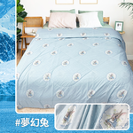 【多利寶寢具】Indian_涼爽紗親膚夏涼感被/空調被/冷氣被-夢幻兔, , large