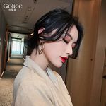 【Gulicc 】古莉可 耳環 金色素圈大耳環, , large