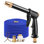High-pressure household car wash water gun upgrade kit with 15-meter telescopic hose, , large