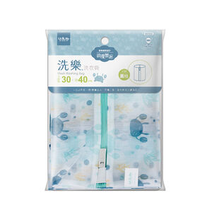 洗樂-浪漫蟹逅圓柱洗衣袋30x40