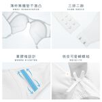 可蘭霓Clany 無痕透氣排汗軟鋼圈BCD罩杯學生舒適內衣 少女成長型涼感台灣   6990-22 白, , large